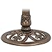 ZENY Outdoor Garden Bird Bath 28Inch Weather Resistant Polyresin Birdbath, Bronze