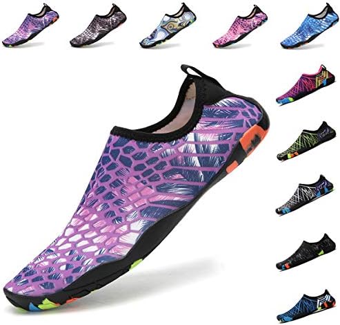 Coolfoot マリンシューズ ウォーターシューズ 軽量 最新 メンズ レディース アクアシューズ 水陸両用シュノーケリング 男女兼用 サーフィン折り畳み 滑り止め 速乾シューズ 通気 ヨガ ビーチシューズ