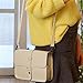 Vintage Leather CrossBody Handbag HN Shoulder Messenger Bag (Beige)