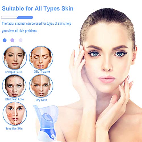 huasida Facial Steamer Personal Steam Inhaler Sauna Facial Steamer Hot