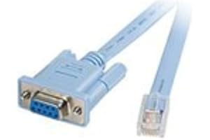 RW RoutersWholesale DB9 to RJ45 Console Cable 72-3383-01 Compatible/Replacement for Cisco CAB-CONSOLE-RJ45= (DB9 to RJ45)
