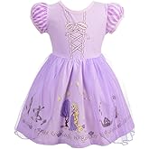 Dressy Daisy Princess Dress Up Clothes Halloween Fancy Party Tulle Skirt Summer Outfit for Baby & Toddler Girls