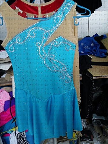 Figure Skating Costumes Blue Dresses H5522 (custom)