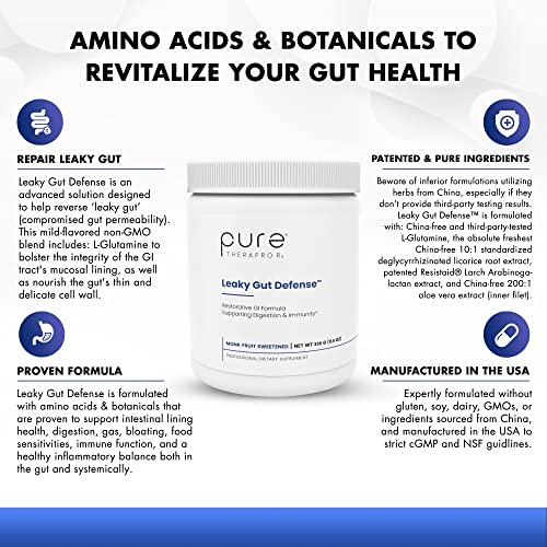 Pure Therapro Rx Leaky Gut Defense Gut Health Support Supplement with