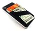 PhonePouch Credit Card ID Holder Stick On Adhesive Card Holder Wallet Case for iPhone and Android (Black)