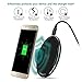 Qi Wireless Charger LUXSURE Qi Wireless Charging Pad 10W Compatible with Samsung Galaxy S10/S9/S8/Note9/Note8, 7.5W Compatible with iPhone XR/XS/X/8, 5W Compatible with All Qi-Enabled Phones (Black)