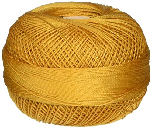 Handy Hands 210-Yard Lizbeth Cotton Thread, 25gm, Gold