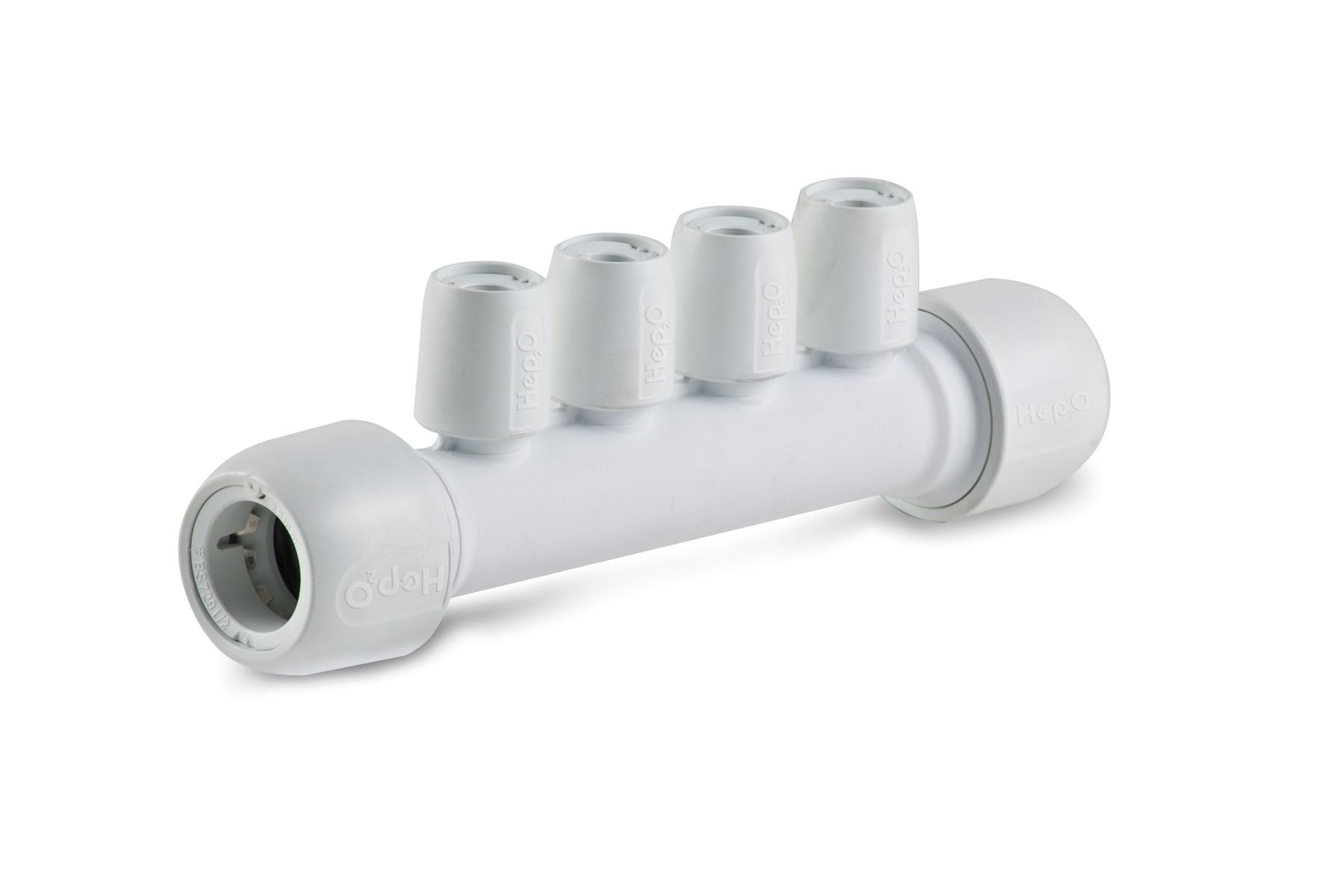Hep2O 22mm x 10mm 4 Port Open Rail Manifold