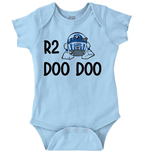 R2 Sci-Fi Nerd Star Force Retro Baby Gift T Romper Bodysuit