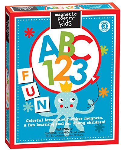 Magnetic poetry kids abc 123 kit - ages 3 and up - word…