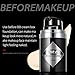 Mens BB Cream, Makeup Concealer Natural Breathable Liquid Foundation for Moisturizing Oil Control Cover Up Pores Skins Spot Freckle
