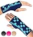 Sparthos Wrist Support Sleeves (Pair) – Compression Wrist Brace for Men and Women - Carpal Tunnel Tendonitis Arthritis Pain Relief Recovery from Wrist Pain, Strains, Sprains, Bursitis (Blue-S)