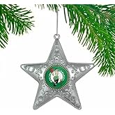 Topperscot Officially Licensed NBA Silver Star Christmas Ornament (Boston Celtics)