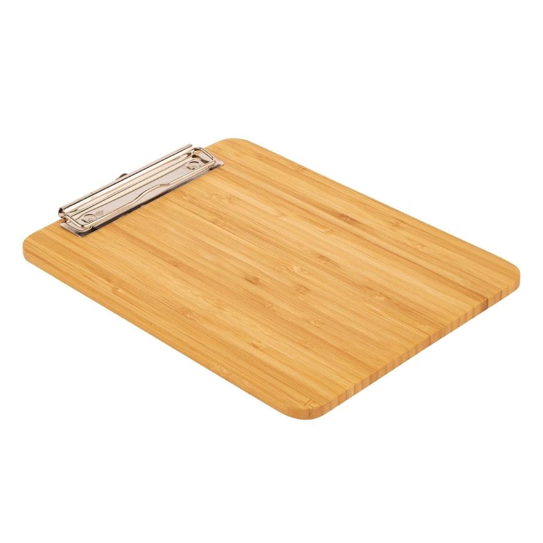 Olympia Bamboo Menu Clipboard A5 - Menu Holder for Restaurants, Bars, Coffee Shops CM670