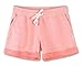 Vetemin Women's Juniors Cotton Stretch Activewear Lounge Shorts