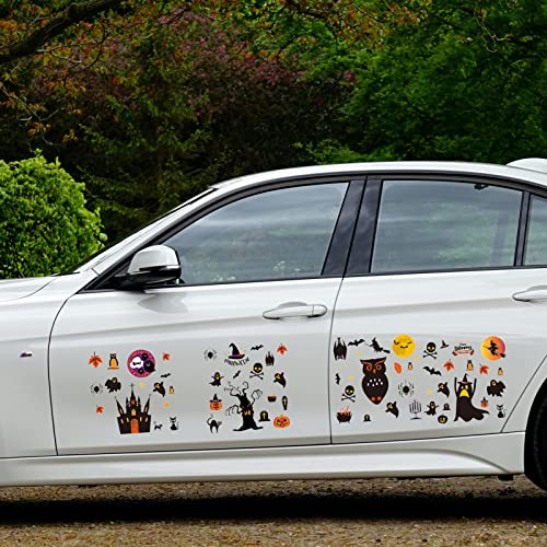 Halloween Decorations Window Clings Decals Wall Decor Kids Cute Indoor Sticker 117 PCS