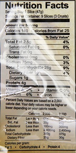 Pastorelli Ultra Thin and Crispy Pizza Crusts, 3 Count (Pack of 10)