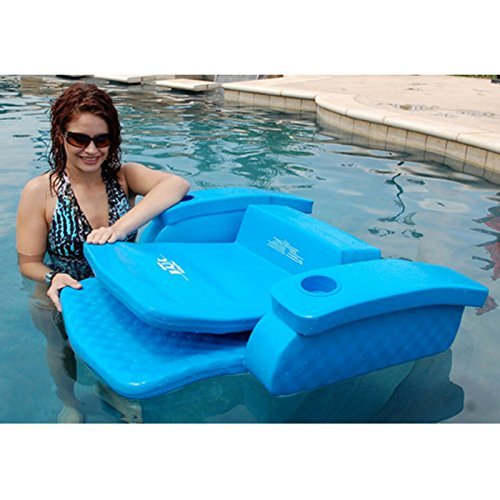 TRC Recreation Baja II Folding Lounge, Aquamarine - Thumbnail 4