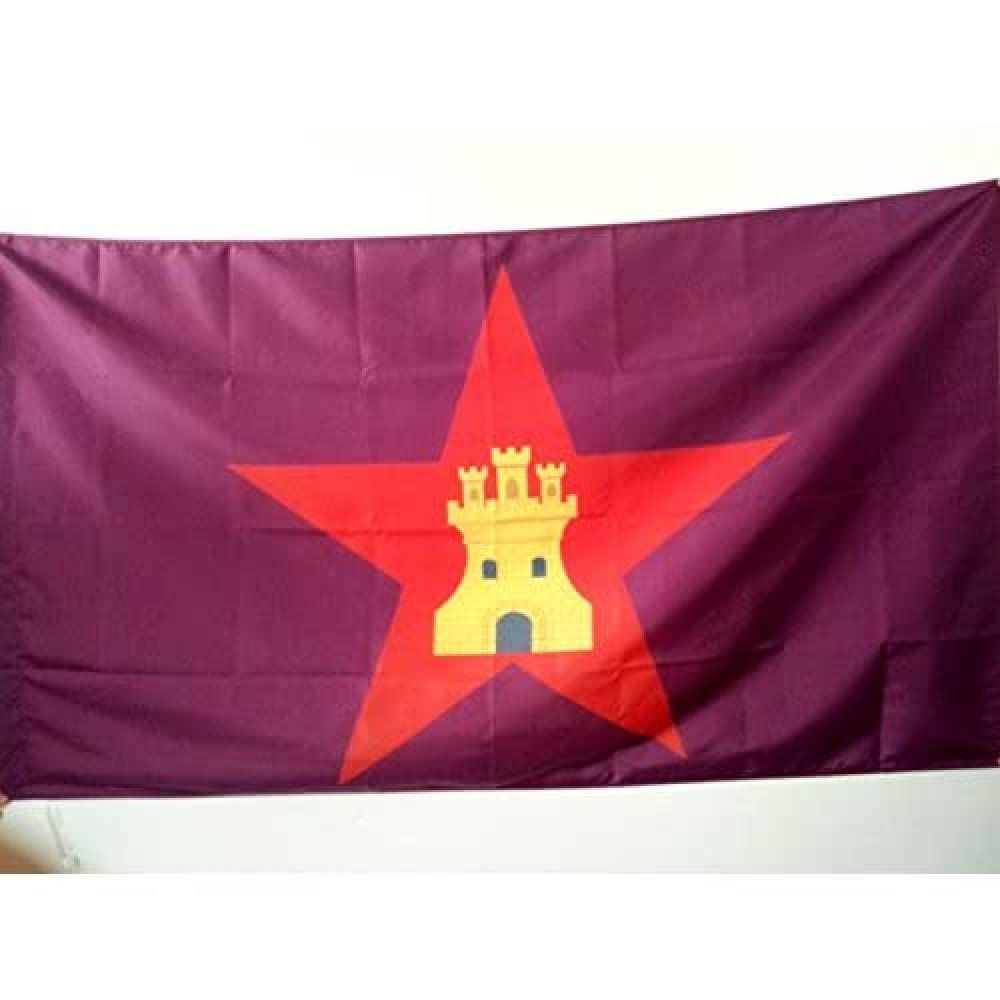 AZ FLAG - Castilla Comunera Independentist Flag - 3x5 Ft - Castillan nacionalist Banner with Sleeve - 100% Polyester - Fade Resistant - Vivid Colors - 3' x 5' Feet - 150x90 Cm