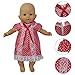 ZITA ELEMENT 5 Pcs Fashion Cute Dresses for 14 Inch to 16 Inch Baby Doll Clothes, American 18 Inch Girl Doll and Other 18 Inch Doll Clothes Outfits Xmas Gift
