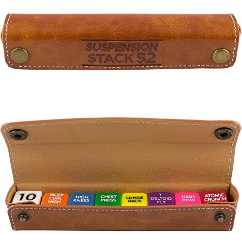 Stack 52 Suspension Exercise Dice. Compatible with All Suspension Trainers. Suspended Bodyweight Resistance Workout Game. Video Instructions Included. Fun at Home Fitness Training Program.