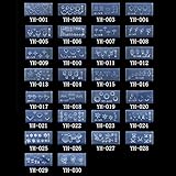 30pcs New Cute 3D Acrylic Mold Kit for Nail Art DIY Decoration Design