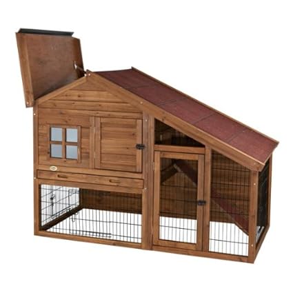 Trixie Pet Products Rabbit Hutch With A View 5925 X 3125 X 42 Inches