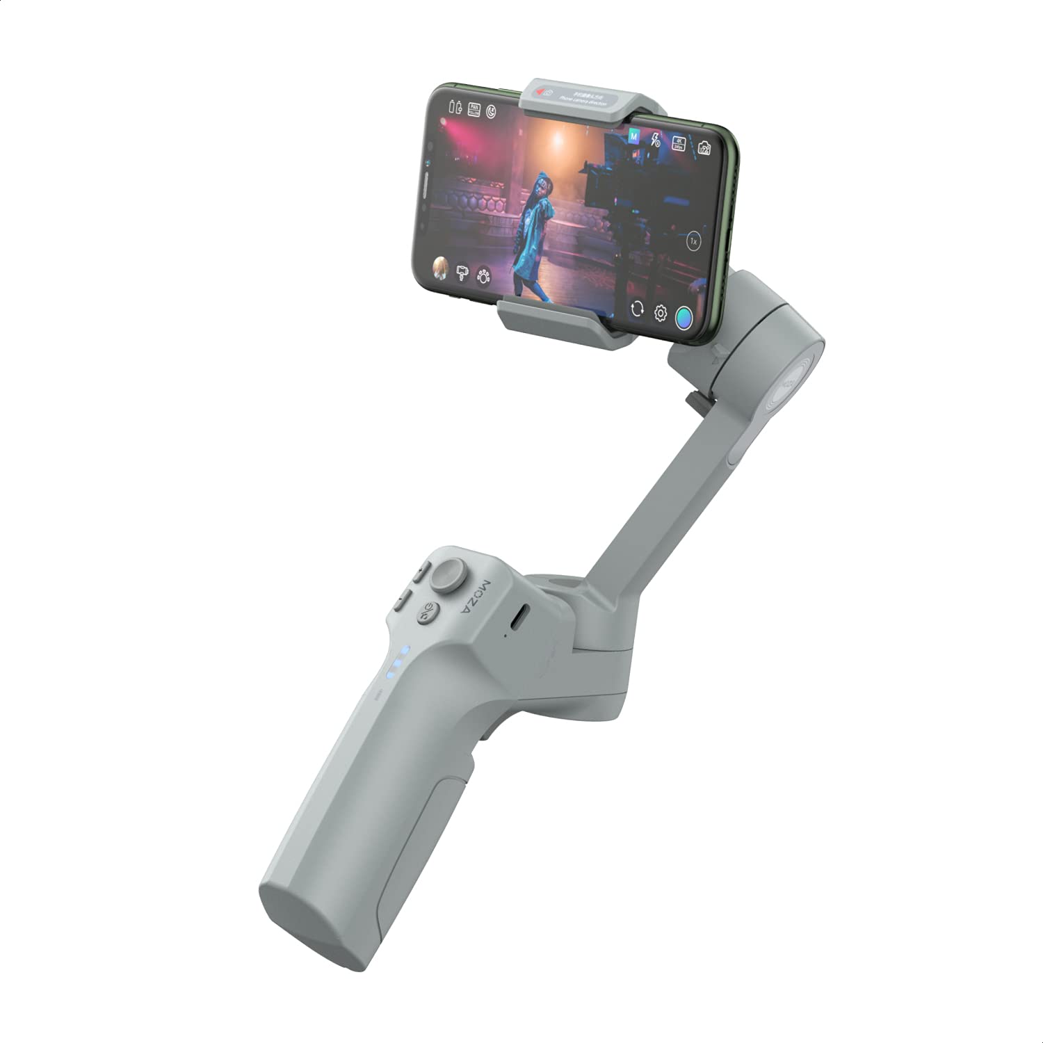 MOZA Mini-MX Ultra-Compact Folding Handheld 3-Axis Gimbal Stabiliser for iPhone and Android Smartphone