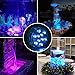 Submersible Led Lights - Waterproof Underwater Lights with IR Remote,16 Color Changing Battery Operated Tea Lights for Pumpkins,Hot Tub,Aquarium,Pool,Wedding,Christmas Party and Halloween Decor 1pack