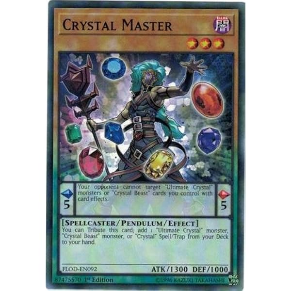 Amazon Com Crystal Master Flod En092 Common 1st Edition Flames Of Destruction Toys Games