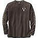Legendary Whitetails Men's Non-Typical Series Long Sleeve Tee Chocolate XX-Large
