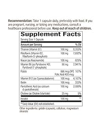 Nature's Way, Complejo de Vitamina B-100, 100 Cápsulas