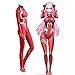 Wish Costume Shop Darling Cosplay Costume FRANXX Zero Two Battle Suit Bodysuit (M, Red)