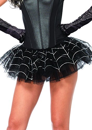 Leg Avenue Women's Glitter Spiderweb Tutu