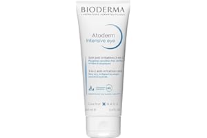 Bioderma Atoderm Intensive Eye Cream with Hyaluronic Acid, 3-in-1 Eye Contour Care, 3.4 Fl Oz