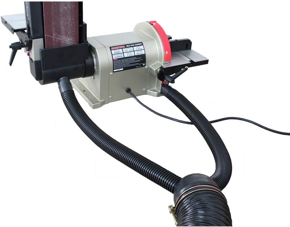 BUCKTOOL BD4603 Sanding Belt Sander and Disc Sander& Dust Collection Y-Fitting - - 