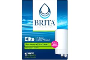 Brita On Tap Faucet Water Filter System Replacement Filters, White, 1 Count