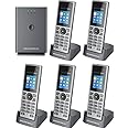 Grandstream DP752 Long-Range DECT Base Station + DP722 Units DECT HD Handset (5 x DP722)