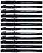 AmazonBasics Ultra-Fine Point Permanent Marker - Black, 12-Count