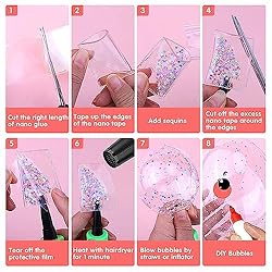 Nano Tape Bubbles Kit, Double Sided Tape Magic