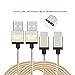 iPowerdirect® 2-Pack 1M Type C USB Charger Nylon Braided Cable with Reversible Connector For New Macbook 12
