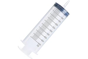 Ulove Prs 500ml/cc Large Plastic Syringe with Measurement for Scientific Labs, Garden Watering, Refilling and Filtration, pack of 1
