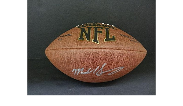 mike singletary signed football