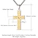 U7 Men Stainless Steel Chain 18K Gold Plated Bible Verse Lords Praying Hands Pendant Necklace Religious