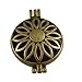 Julie Wang 6pcs Mixed Bronze Color Aromatherapy Pendant Locket Essential Oil Diffuser Necklace Charms