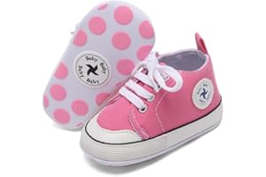 BEIDI Baby Girl Boy Shoes 0-18 Months,Infant Unique Essentials Gifts,Unisex Newborn Doll Slip-on Soft Sole High-top Frist Walking Sneakers
