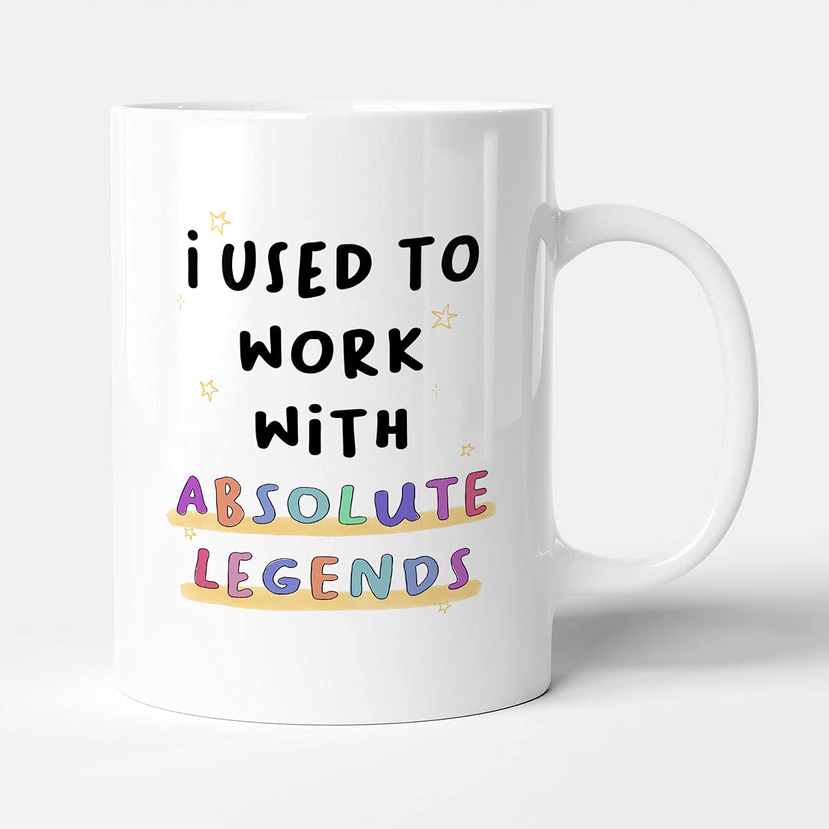 Victorian Printing Co - I Used to Work with Absolute Legends - Funny Work Gift Mug, Ceramic, 11fl.oz.