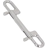 VGEBY Diving Clips, Stainless Steel Heavy Duty Marine Grade Bolt Snap Hook Double Ended for Scuba Divers, Marine Activities, Fishing and Boating