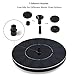 LUXJET 1.4W Floating Solar Fountain Pump Mini Garden Water Pump for Courtyard Bird bath, Maximum Flow 150L/H