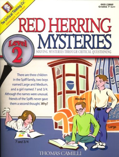 Download Red Herring Mysteries: Solving Mysteries through Critical Questioning, Level 2/Grades 7-12+